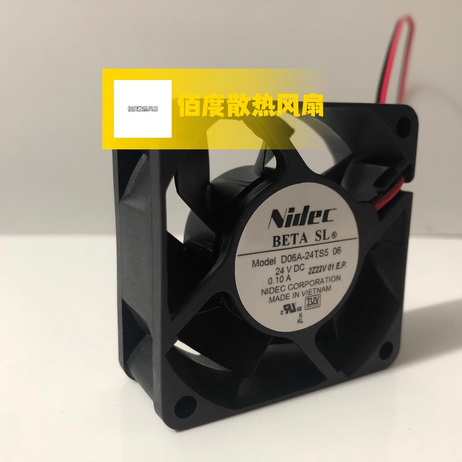 NIDEC D06A-24TS5 06 DC24V 0.10A 6025 6CM inverter cooling fan