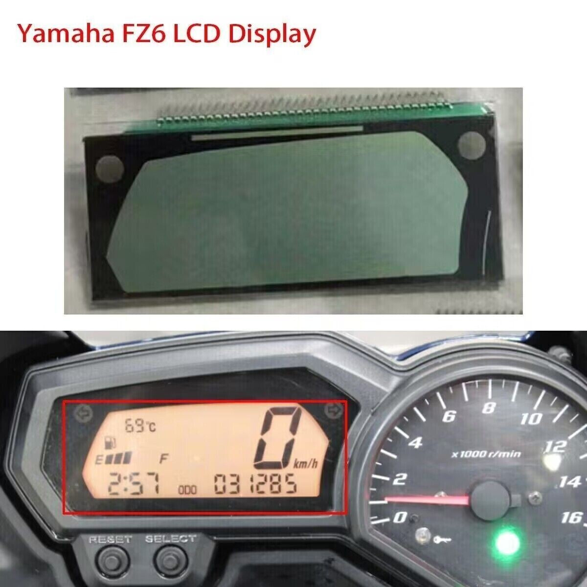 New LCD Display Glass Dashboard Screen Motorcycle For Yamaha FZ6 2008+