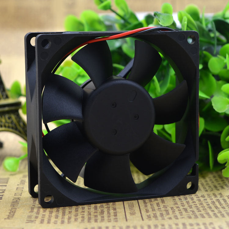 2pcs Free Shipping ELTA AFB0824SH 24V 0.33A 8CM 8025 2 wire cooling fan
