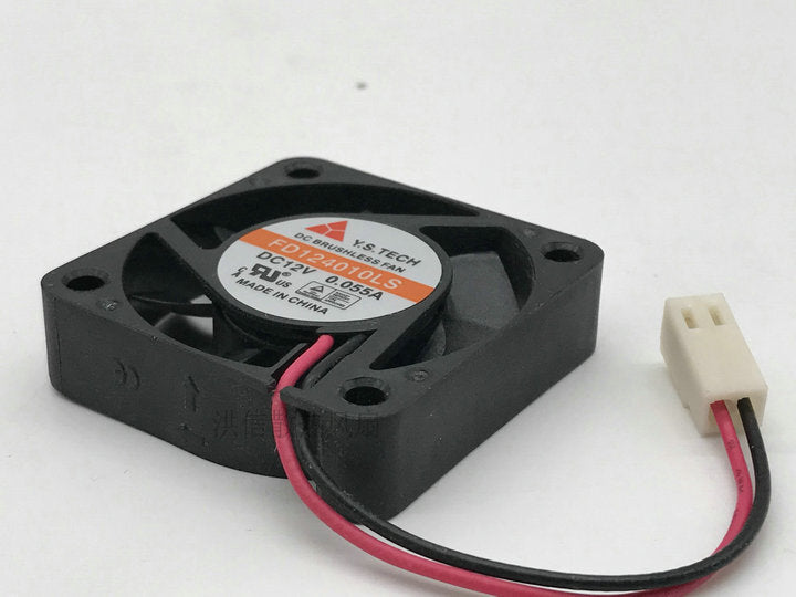 Y.S.TECH 4010 FD124010LS DC12V 0.055A 4CM 2-wire ultra-quiet cooling fan