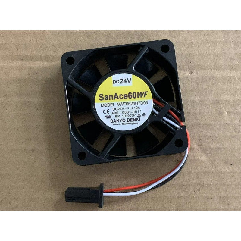 Servo Amplifier Fan 9WF0624H7D03 A90L-0001-0511 for Fanuc DC24V 0.12A 60*60*15mm