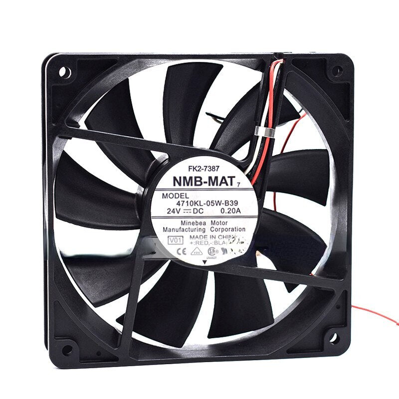 NMB 4710KL-05W-B30 B39 24V 0.2A 12CM 12025 Stop Alarm Fan 120mm