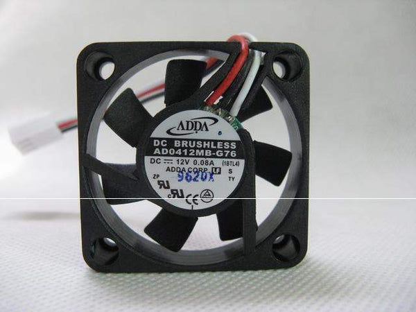 ADDA AD0412MB-G76 4010 40mm DC12V 0.08A ultra silent fan uble bearing 3 pin