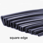 U Channel Rubber Seal Strip Edge Trim Door Edge Guard Weatherstrip Insulation 1M