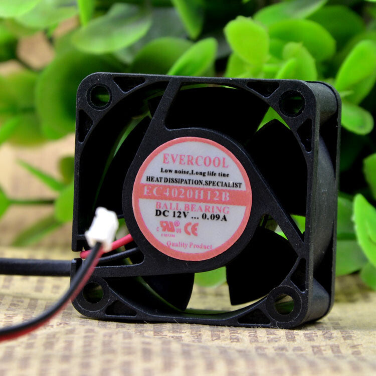 EVERCOOL EC4020H12B 4020 12V 0.09A Motor protection cooling FAN