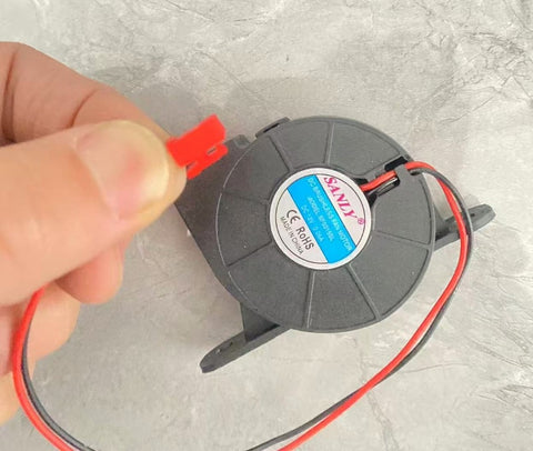 SANLY SF5015SL DC 12V 0.06A 5CM 2-wires turbine cooling fan