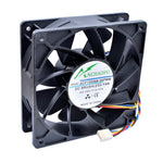 ACP12038B-24PWM 120mm fan 12cm DC24V 0.37A Double ball 4 lines PWM cooling fan