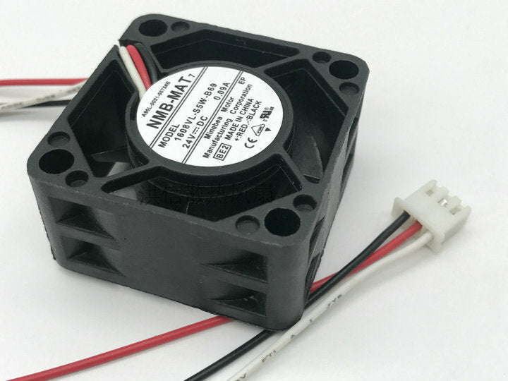 1PC DC 24V 0.09A 4020 4CM 3 Pin cooling fan 1608VL-S5W-B69 A90L-0001-0575