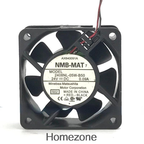 For NMB-MAT fan 2408NL-05W-B50 6020 24V 0.09A variable frequency cooling fan