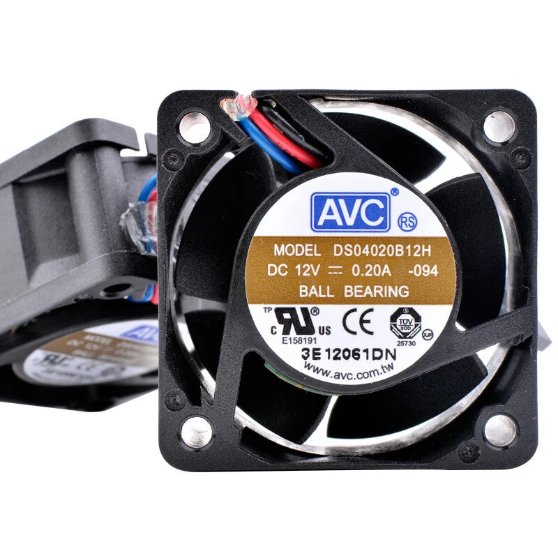 DS04020B12H 40mm DC12V 0.20A 3pin cooling fan for soft router CPU power supply