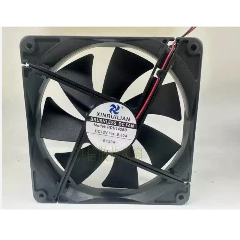 1PCS RDH1425B 14025 D12V 0.30A 14CM 2-Wire Silent Cooling Fan