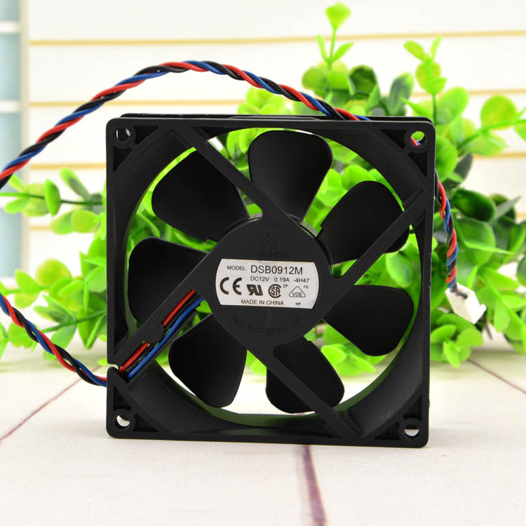DELTA DSB0912M 92*92*25mm 12V 0.19A 3pin Case Cooling Fan