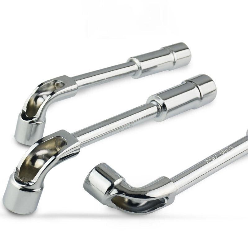 6mm-24mm Metric L Shaped Angled Open Hex 6 point Socket Wrench Doubleend Spanner