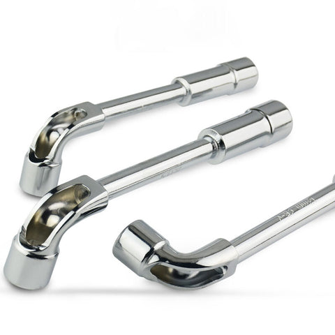6mm-24mm Metric L Shaped Angled Open Hex 6 point Socket Wrench Doubleend Spanner