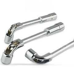 6mm-24mm Metric L Shaped Angled Open Hex 6 point Socket Wrench Doubleend Spanner