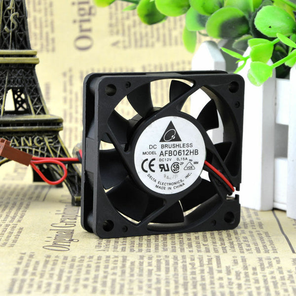 1PCS AFB0612HB fan 12V 0.15A 2pin 60*60*15mm