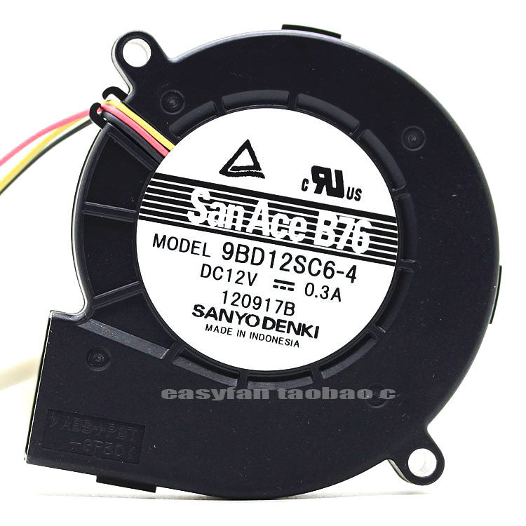 Sanyo San Ace B76 Blower Fan 9BD12SC6 3-Wire Fan DC 12V 0.3A Nexsan SataBeast