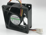 SUNON 6025 KDE1206PTV1 DC12V 1.7W 60mm 3-wire silent fan Free Shipping