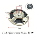 3 Inch 4Ω 8Ω 16Ohm 1W 2W 3W 5W 10W 20W Full-range Speaker Loudspeaker Waterproof