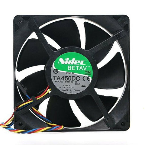 NIDEC 12CM B35502-35 DC 12V 1.40A 12038 120*120*38mm 4 Wire PWM Cooling Fan