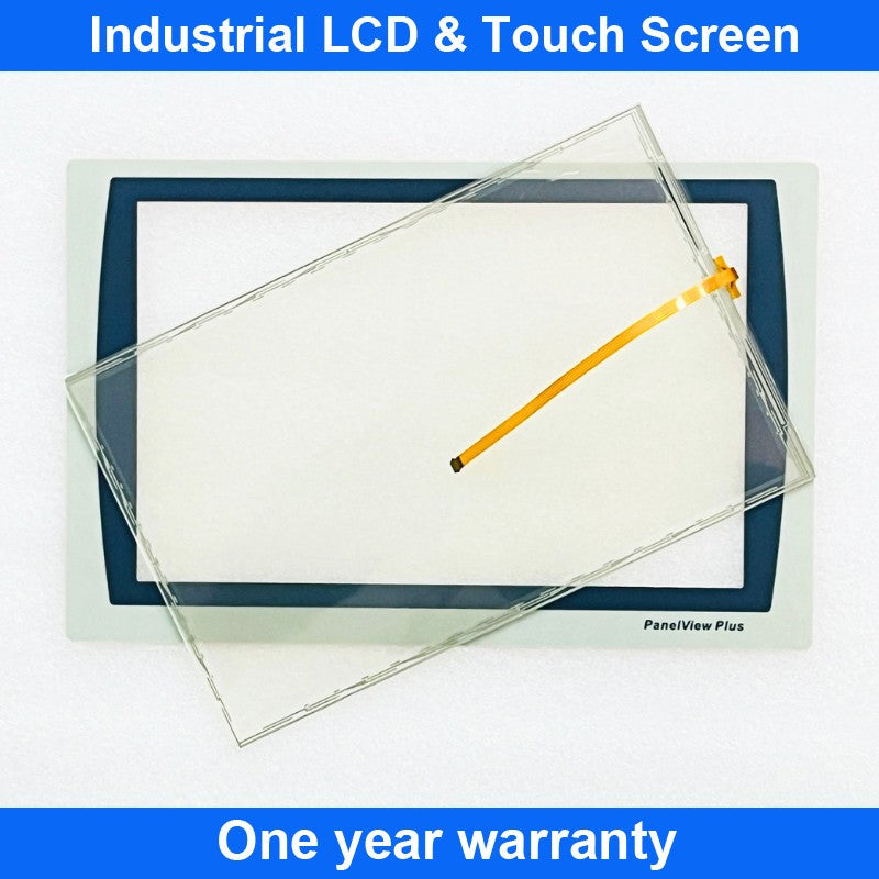 Touch Screen Panel Glass Digitizer PN-267990 REV.06 MTI-15-68-002 + Overlay Film