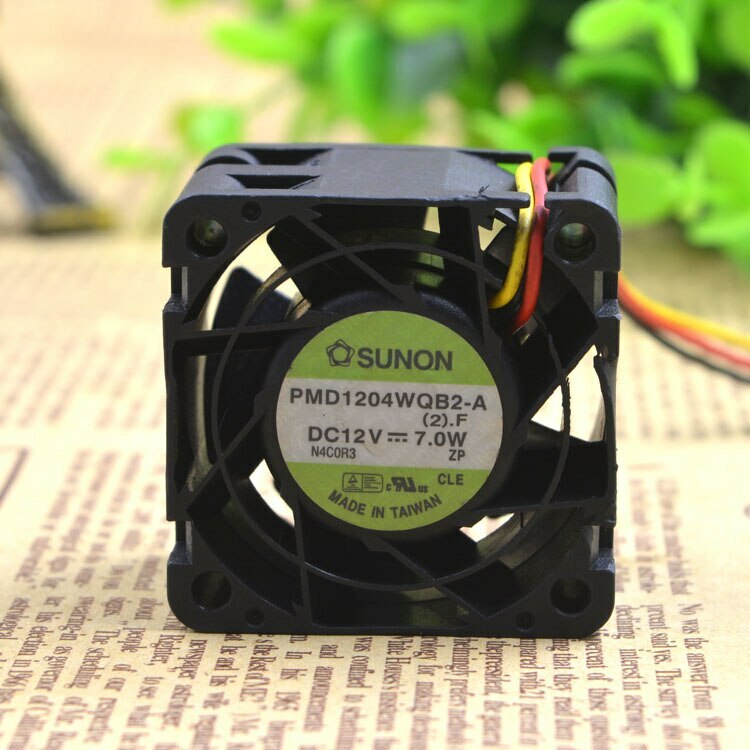 SUNON STANDARD 4028 PMD1204WQB2-A 7.0W SWITCH FAN / SERVER FAN