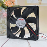 1pc TONON TD1225LS 12V 0.18A 120*120*25MM 12CM 2Pin Cooling Fan