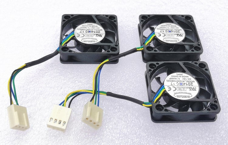 1PCS EVERFLOW R124010SH(2) 4010 4CM 12V 0.14A 4PIN PWM Silent Cooling Fan