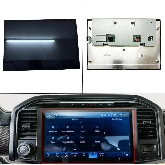 12 Inch Display Screen Radio Navigation for Ford F150 F-150 F250 2020-2024 SYNC4