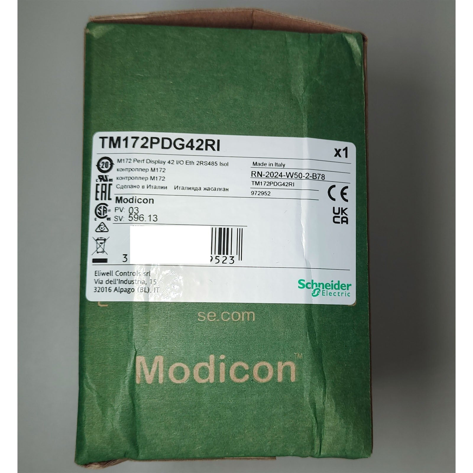 New Original schneider TM172PDG42RI PLC Module Free Shipping