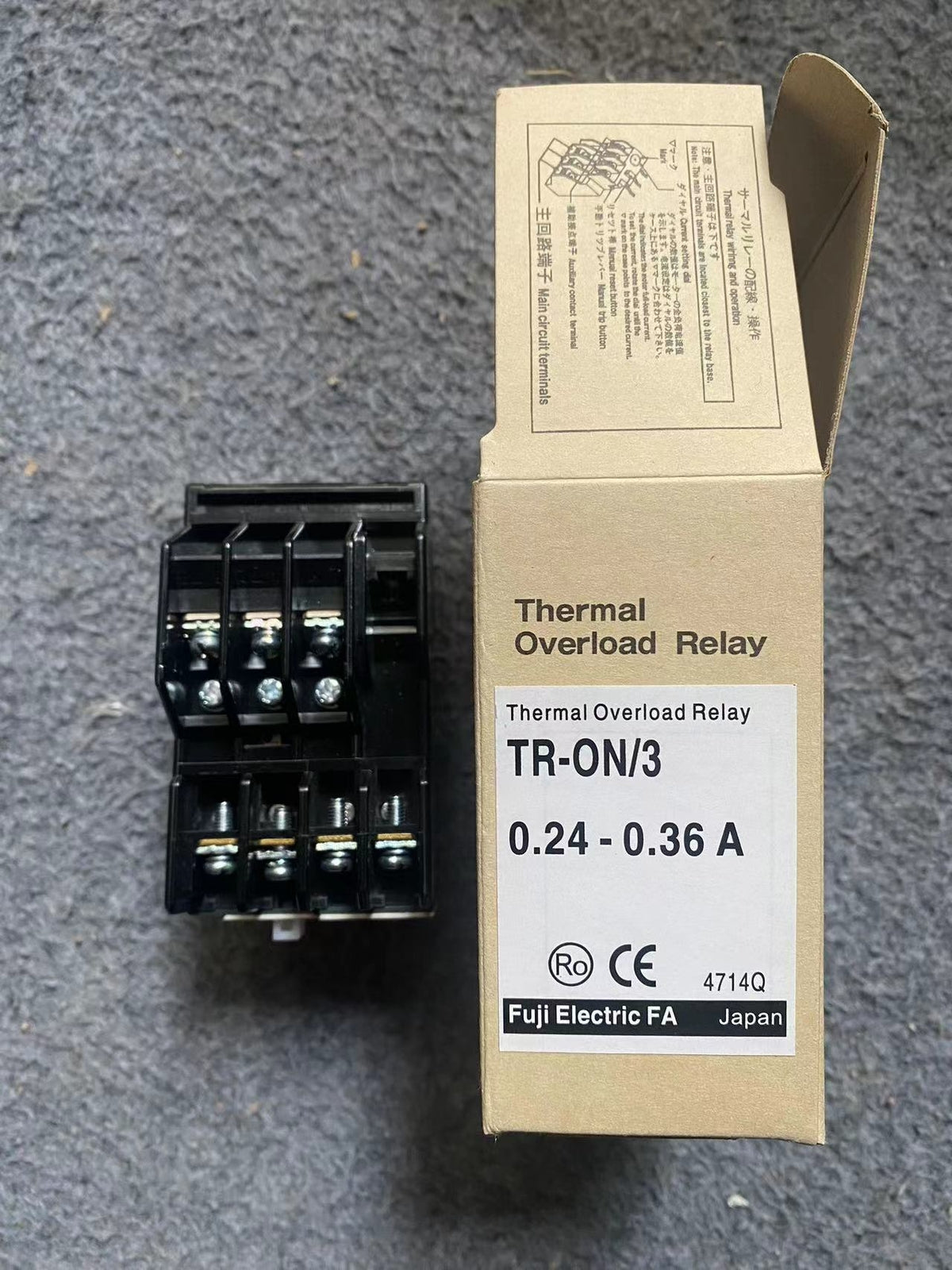 FUJI TR-ON/3 TR-0N/3 0.24-0.36A Thermal overload relay New Free Shipping#QW