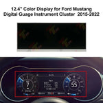 12.4" Color Display for Ford Mustang Digital Guage Instrument Cluster Repair
