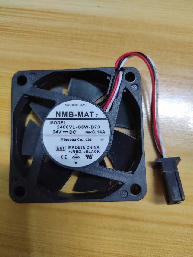 NMB 2406VL-S5W-B79 A90L-0001-0511 24V 0.14A 60mm 3-wire Cooling Fan