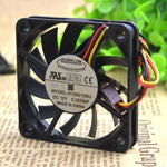 1 PCS EVERFLOW Fan R126010BU 6010 6CM DC 12V 0.35A 3 Pin