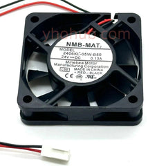 NMB-MAT 2406KL-05W-B50 DC 24V 0.13A 2-Wire 60x60x15mm Server Cooling Fan
