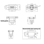 XT60E-F XT60E Female Plug Connector XT60H Male Bullet Plug With 12AWG 20cm Wire