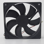 1PC XQF XQF12025HBL DC24V 0.40A 12CM 2-Wire Inverter Cooling Fan