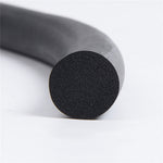 EPDM Foam Rubber Window Door Round Seal Cord Strip Dia 5mm Length 30FT Black