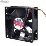 AVC 8025 DL08025R12U 12V 0.5A 8CM 4-pin PWM Speed Regulating Fan