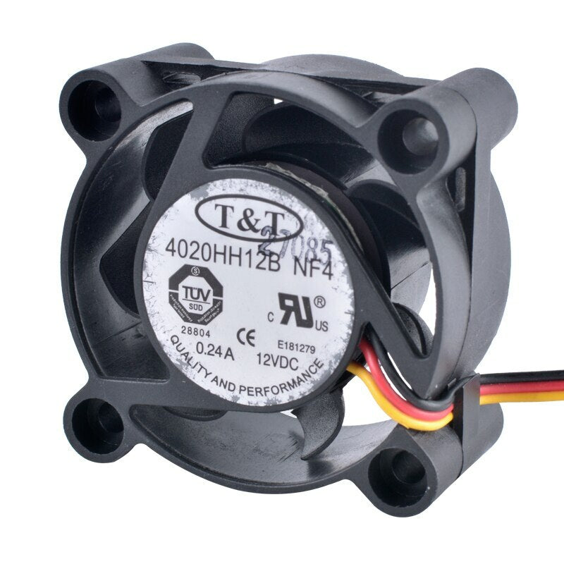 4020HH12B NF4 4020 40mm fan 12V 0.24A 3-wire double ball bearing cooling fan
