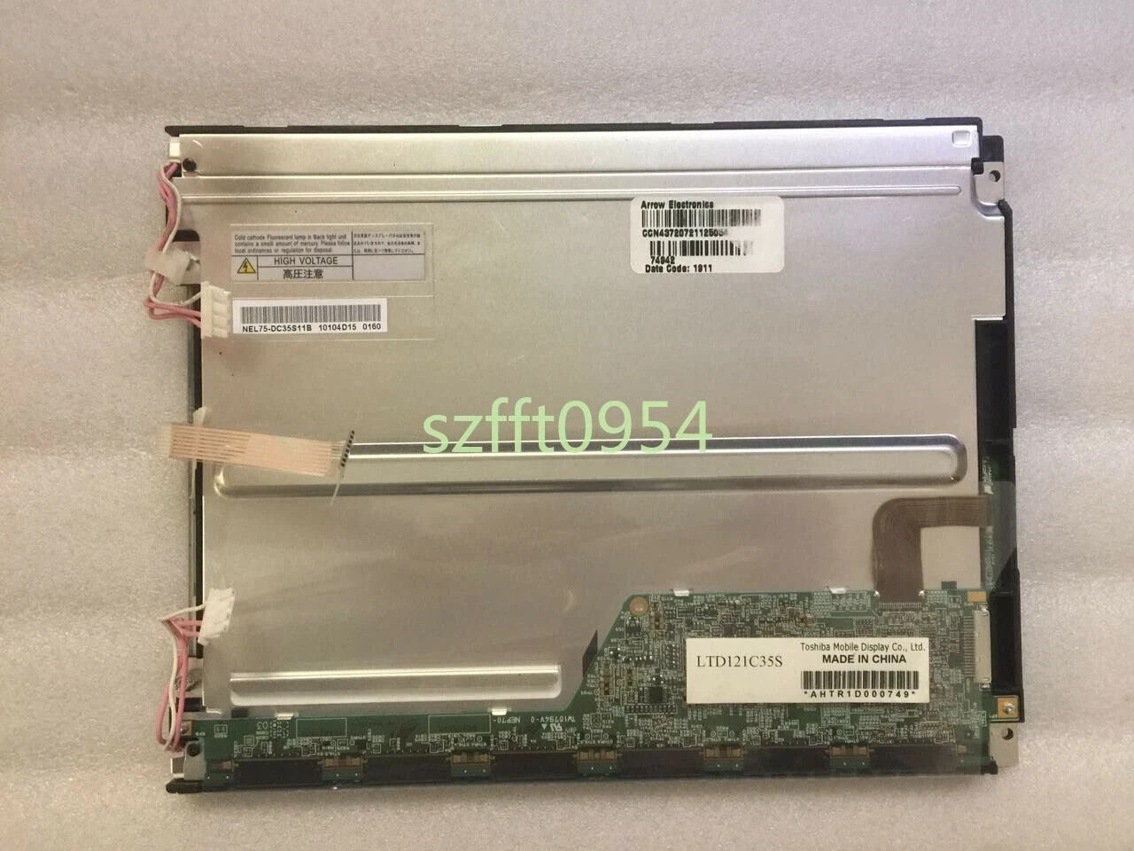 LTD121C35S 12.1" inch 800*600 LCD Display Screen For Toshiba Repair Replacement