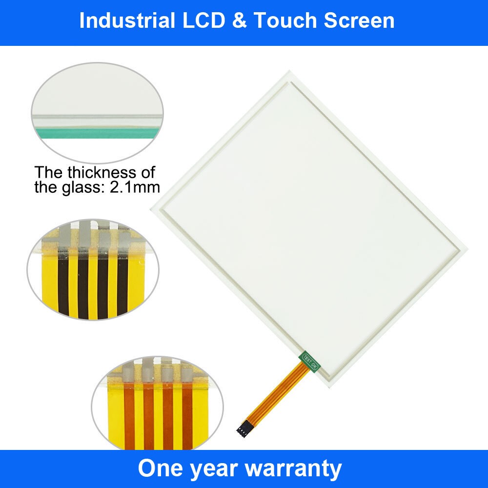 VT585WAPT00 Touch Screen Panel Glass for ESA VT585WAPS00 with Protective Film
