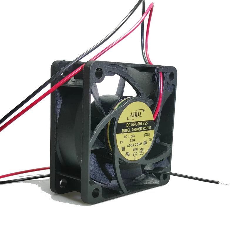 ADDA AG06024XB257103 DC24V 0.23A 6025 6CM 2-Wire Inverter Cooling Fan