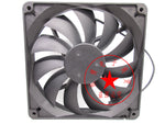 Yonglin 13525 DFB132512H 12V 3.0W 2-wire chassis gale volume cooling fan