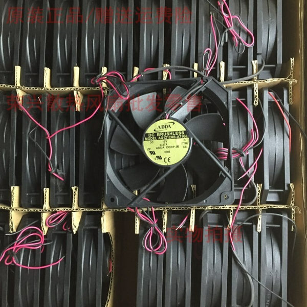 1pc ADDA AQ1212HB-A71GL DC 12V 0.37A 120x120X25mm Server Cooling Fan