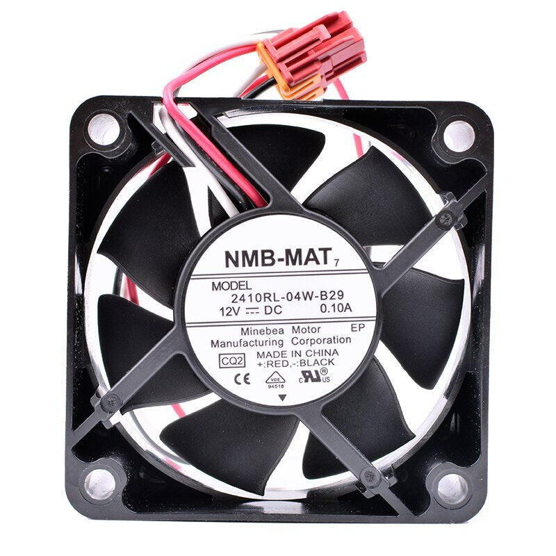 For NMB Panasonic 2410RL-04W-B29 12V 0.10A 6025 6cm washing machine cooling fan