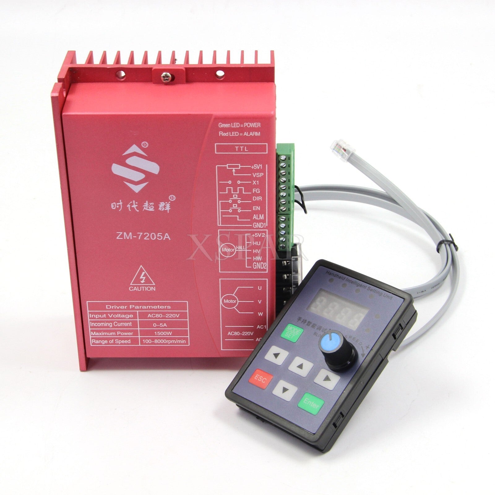 ZM-7205A 310V Brushless DC Motor Driver 220V AC Control with High Power