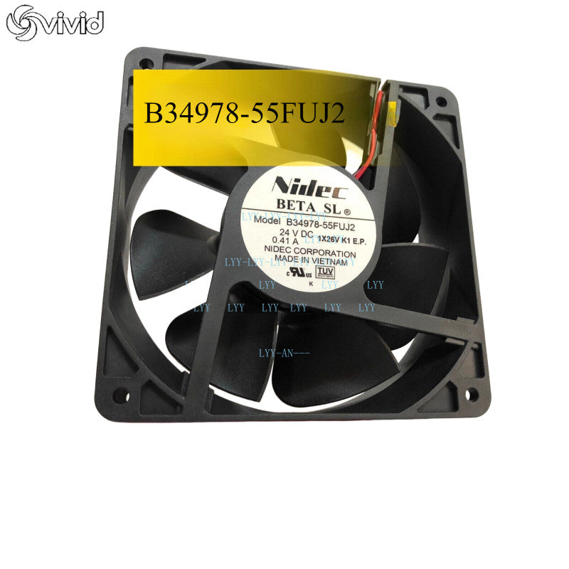 NIDEC B34978-55FUJ2 24V 0.41A for Fuji Inverter Cooling Fan Free Shipping