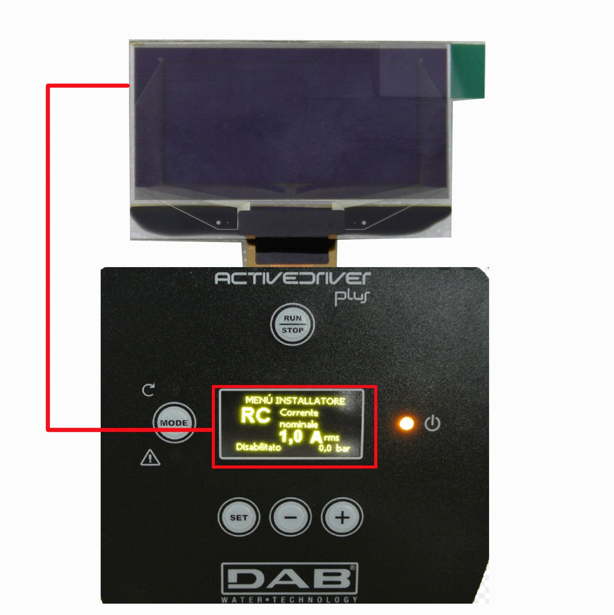1.54 OLED For DAB Active Driver Plus Display Meter Displays LCD. Repair