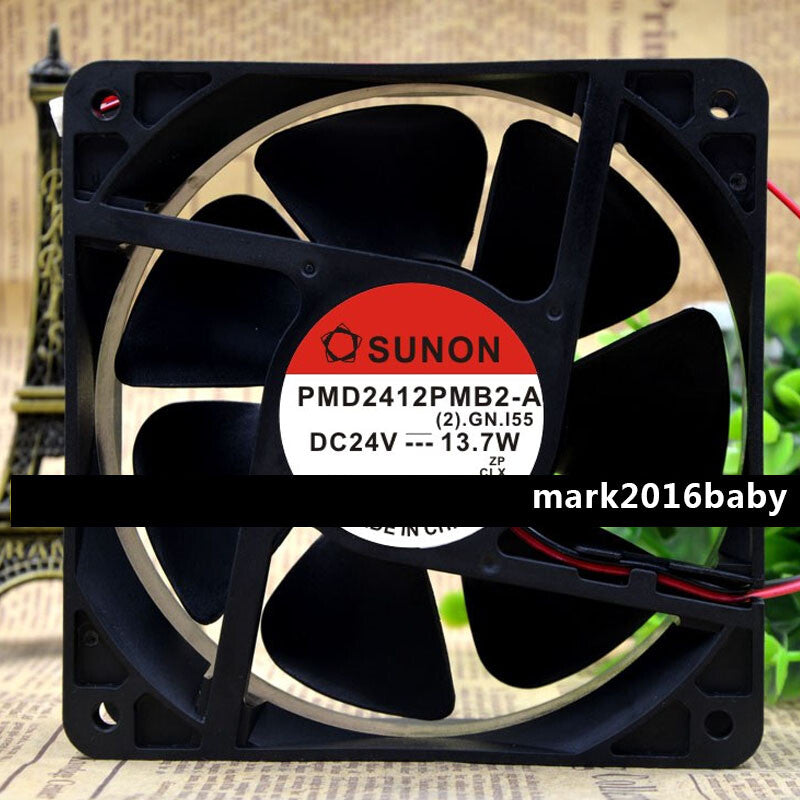 original Taiwan SUNON PMD2412PMB2-A 24V 13.7W 120*120*38mm ball fan